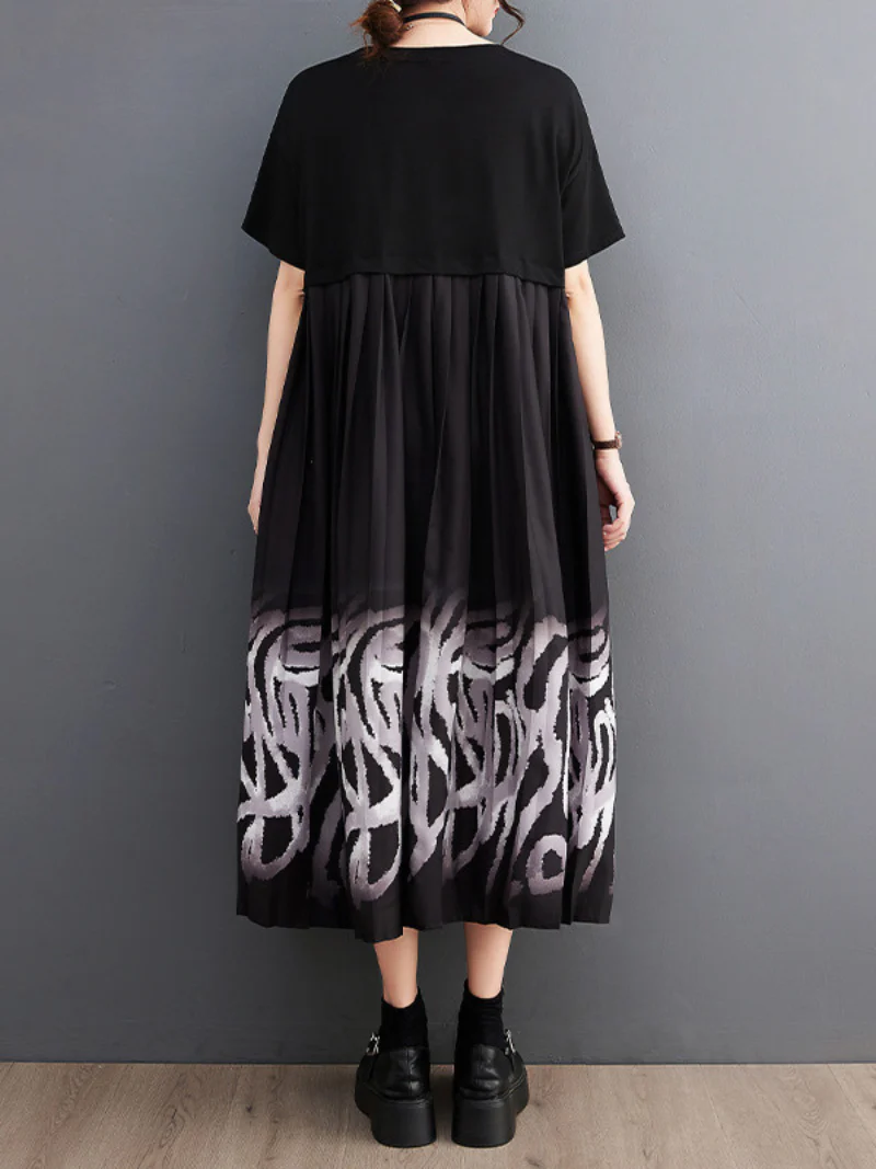 Mud Pie Beautiful Cotton Round Neck Smock Dress - Image 4