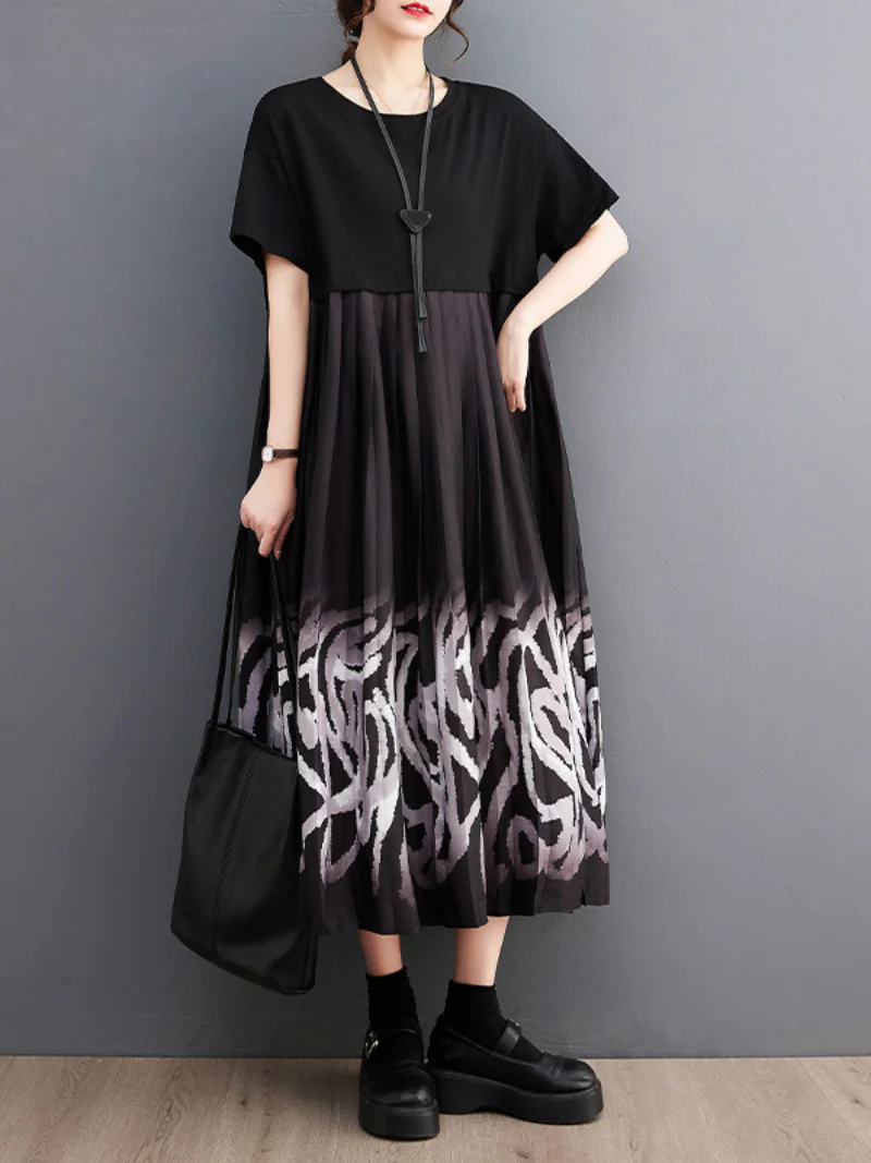 Mud Pie Beautiful Cotton Round Neck Smock Dress - Image 5
