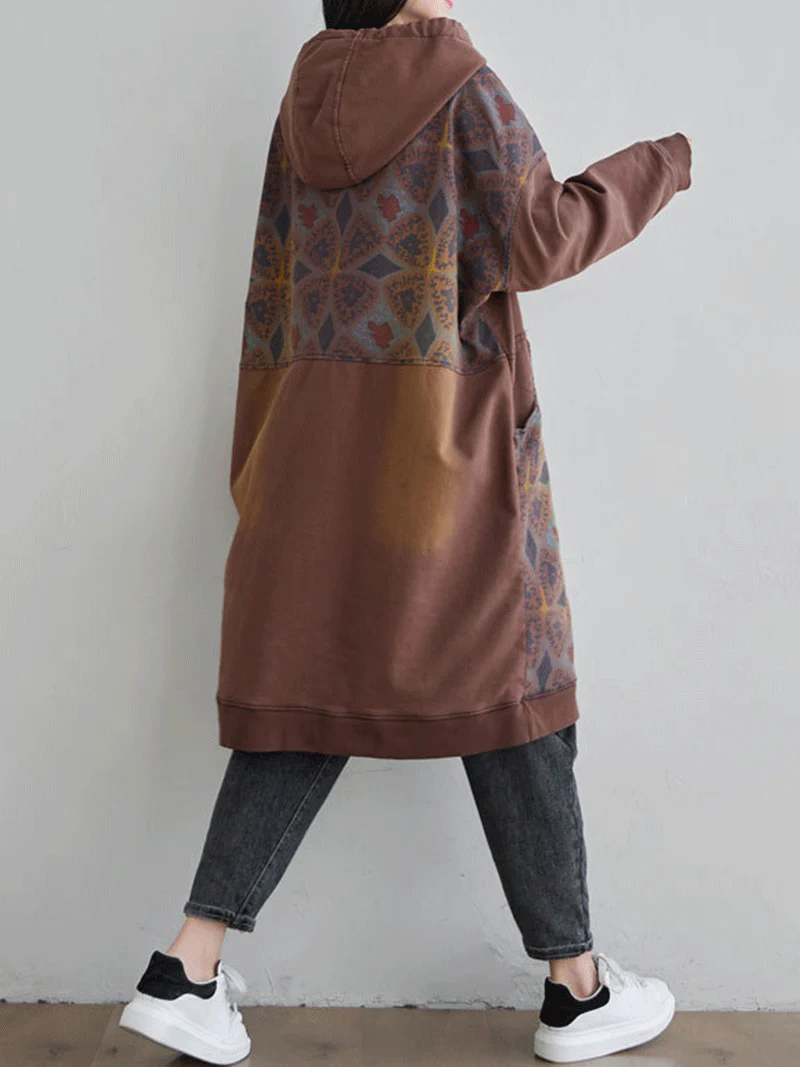 Must Be Love Hooded Sweater Midi Dress - Image 5