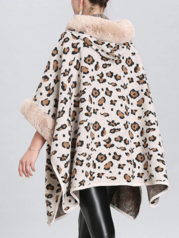 My Favorite Flutter Fluffy Neck Plus Size Cape Cardigan - Image 15