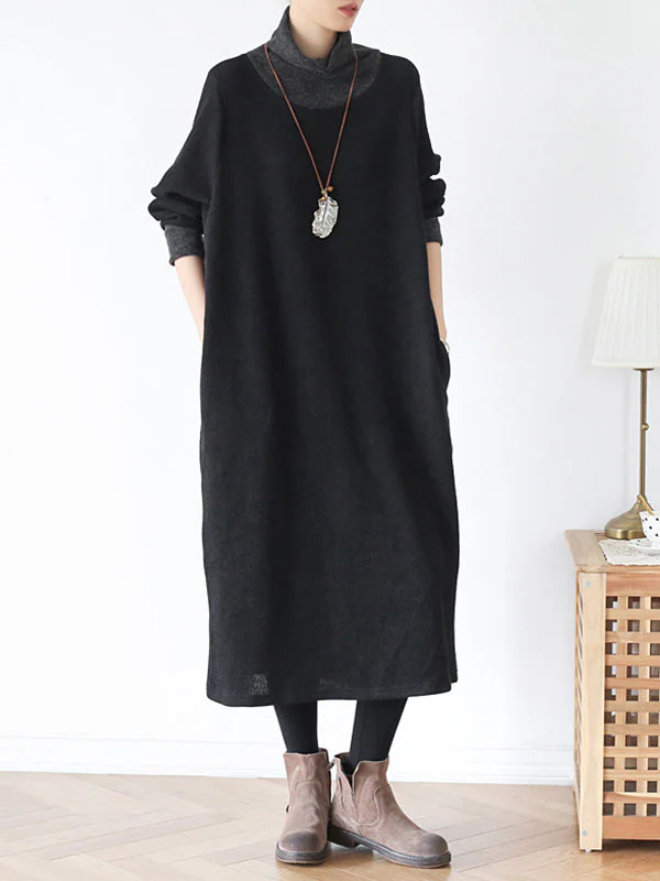 My Softer Side  High-Neck Midi Dress - Image 3