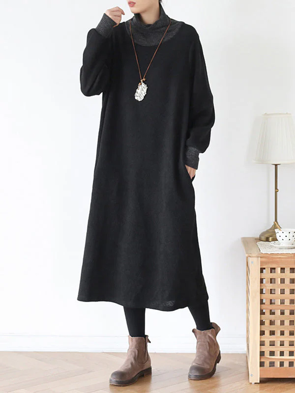 My Softer Side  High-Neck Midi Dress - Image 5