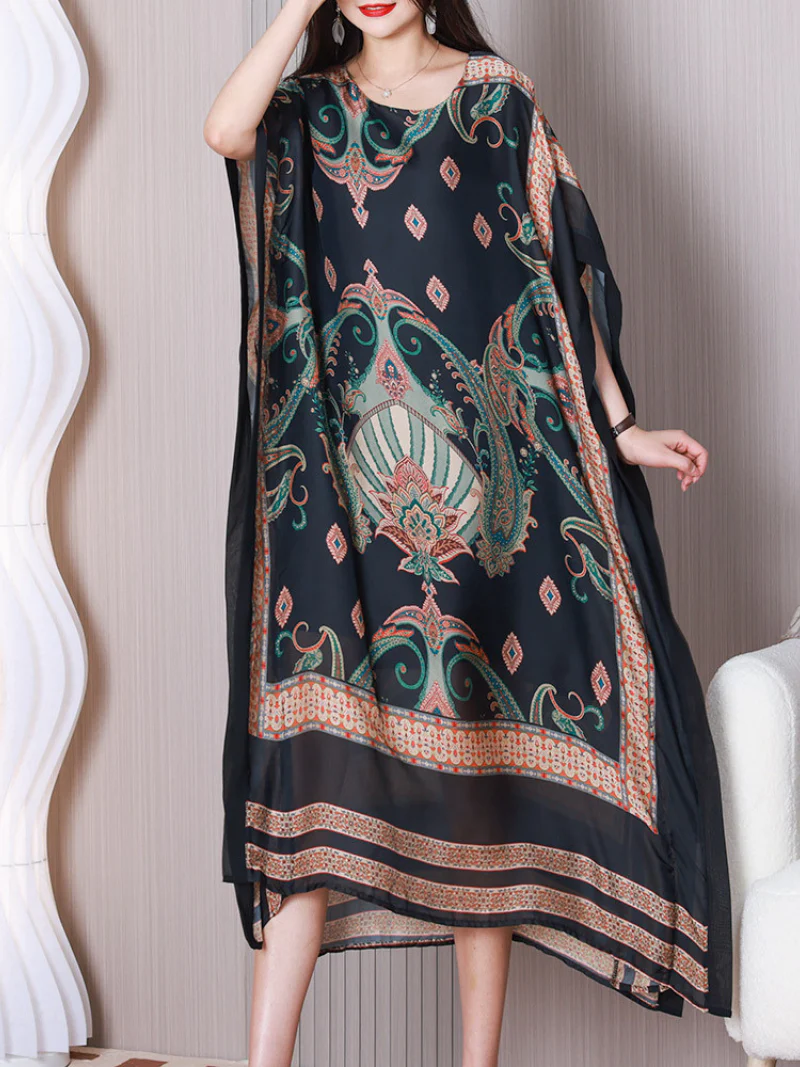 Need Someone Round Neck A-line Dress - Image 3