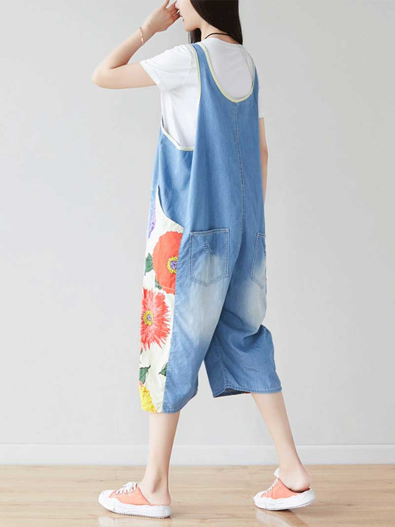 Never Lose Your Sense Denim Overall Dungarees - Image 2