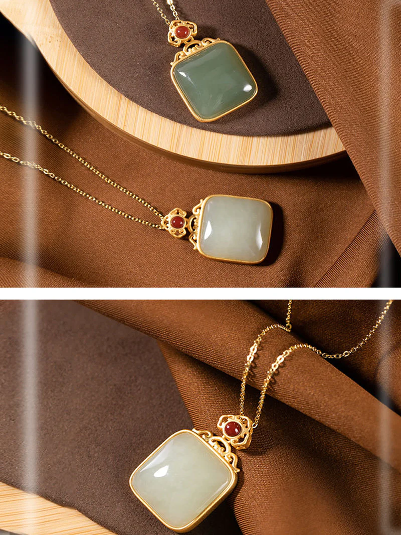 Never Say Love Jade Necklace - Image 2