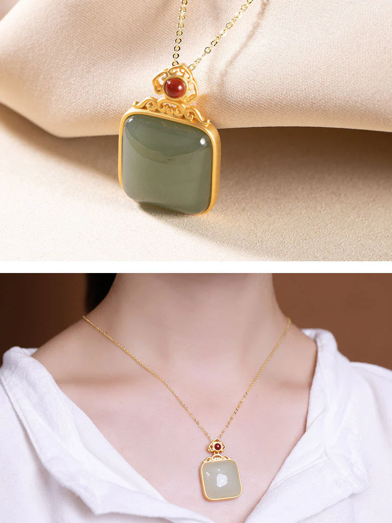 Never Say Love Jade Necklace - Image 5