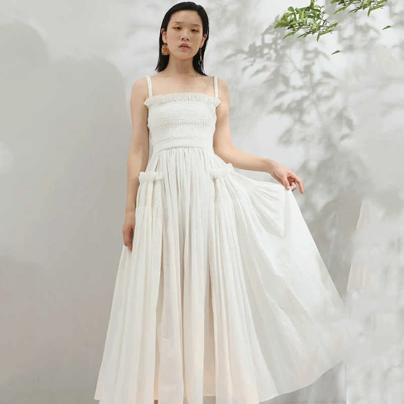 TAKARA Backless STRAPS PUFF MAXI Dress - Image 10