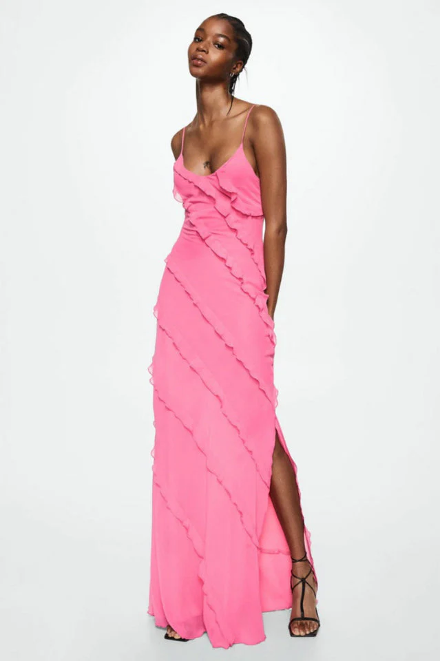 Ocean Waves Tiered Ruffle Maxi Dress - Image 20