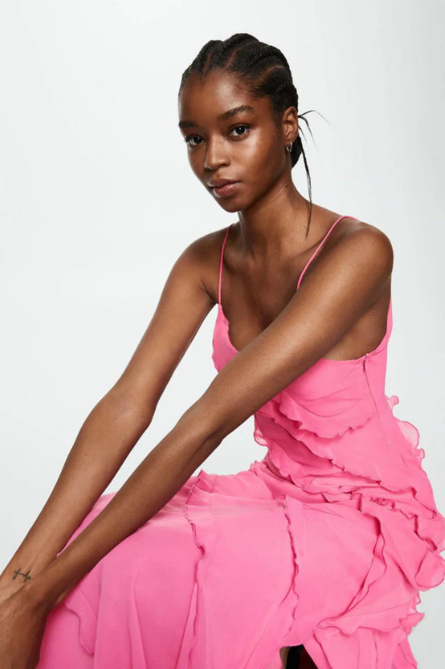 Ocean Waves Tiered Ruffle Maxi Dress - Image 24