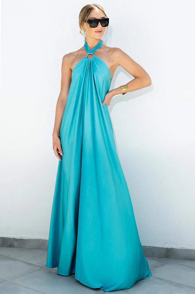 Ofelia Halter Loop Maxi Dress - Image 6