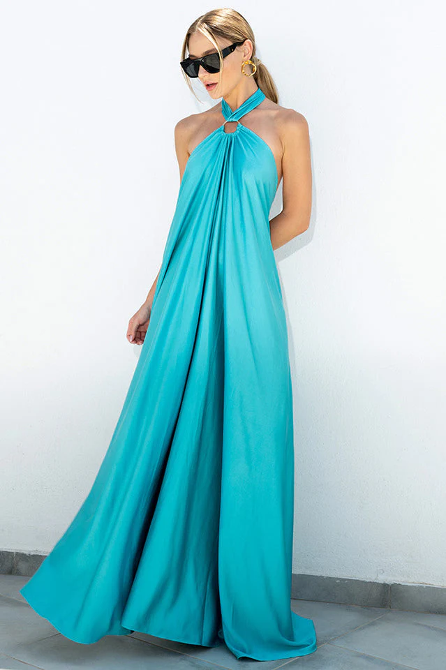 Ofelia Halter Loop Maxi Dress - Image 7