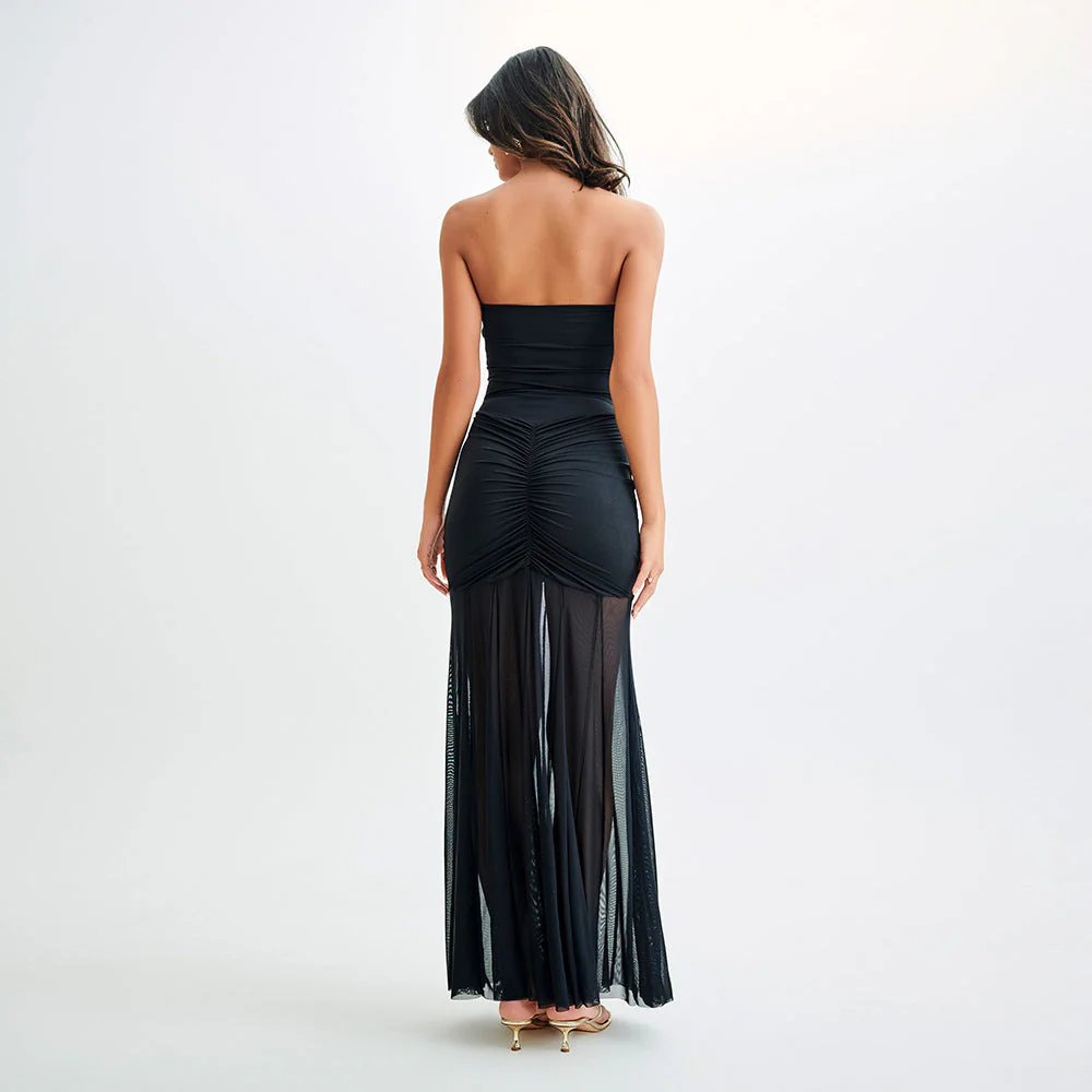 OFF SHOULDER Backless MAXI Dress - Image 13