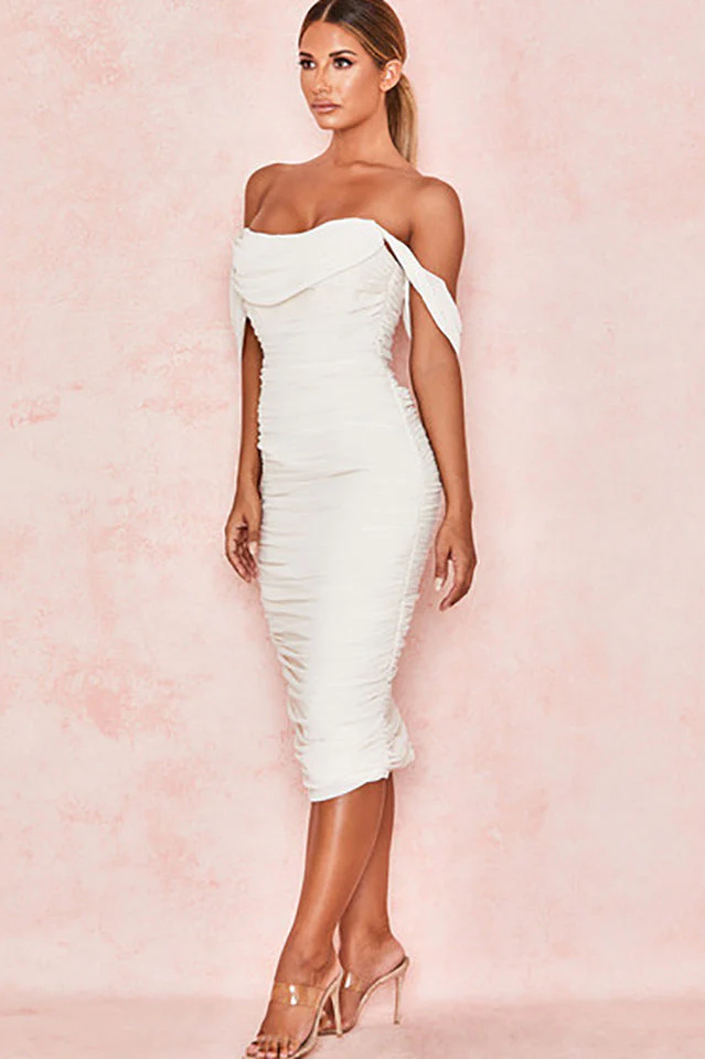 Off Shoulder Bodycon Dress - Image 3