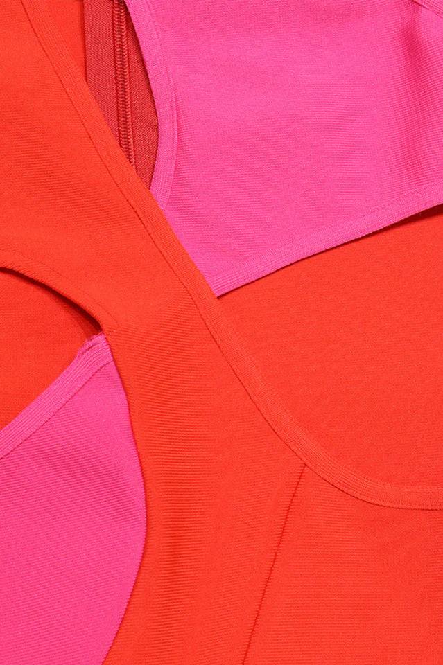 One Shoulder Cut Out Dress - Image 7