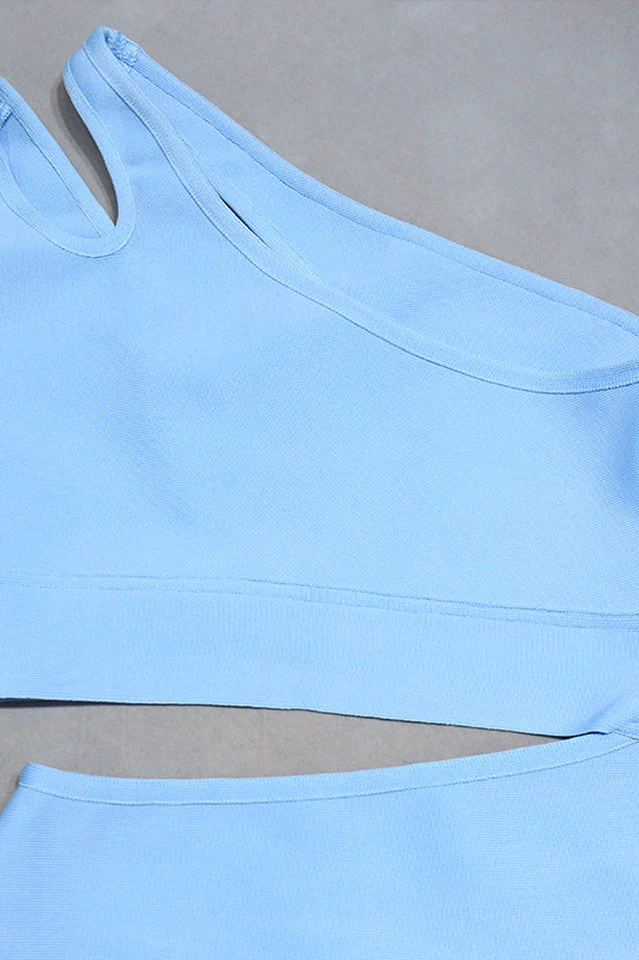 One Shoulder Cut Out Midi Dress - Image 7