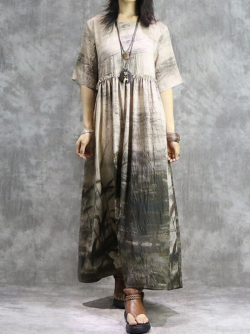 Over The Stars Smock Dress - Image 2