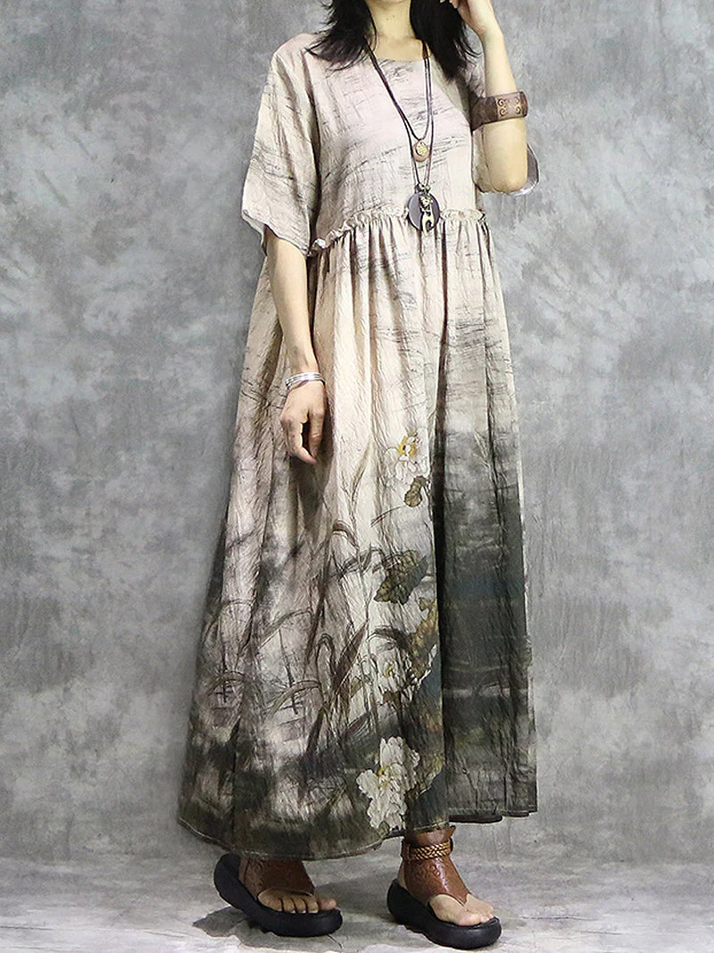 Over The Stars Smock Dress - Image 4