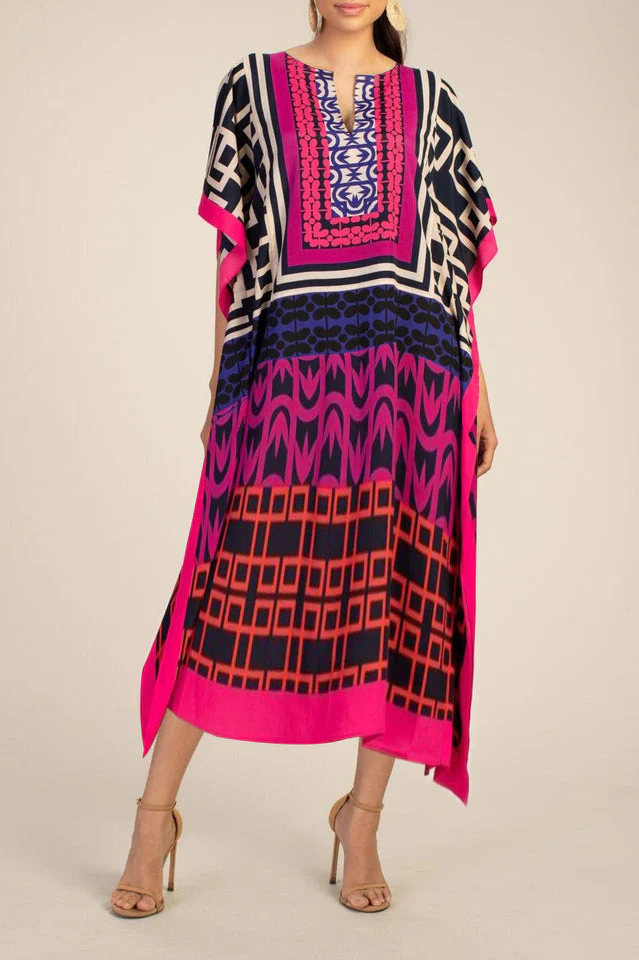 Oversize V-Neck Kaftan - Image 54
