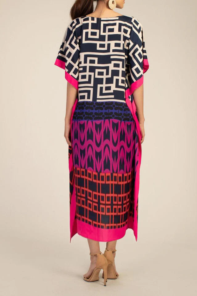 Oversize V-Neck Kaftan - Image 55