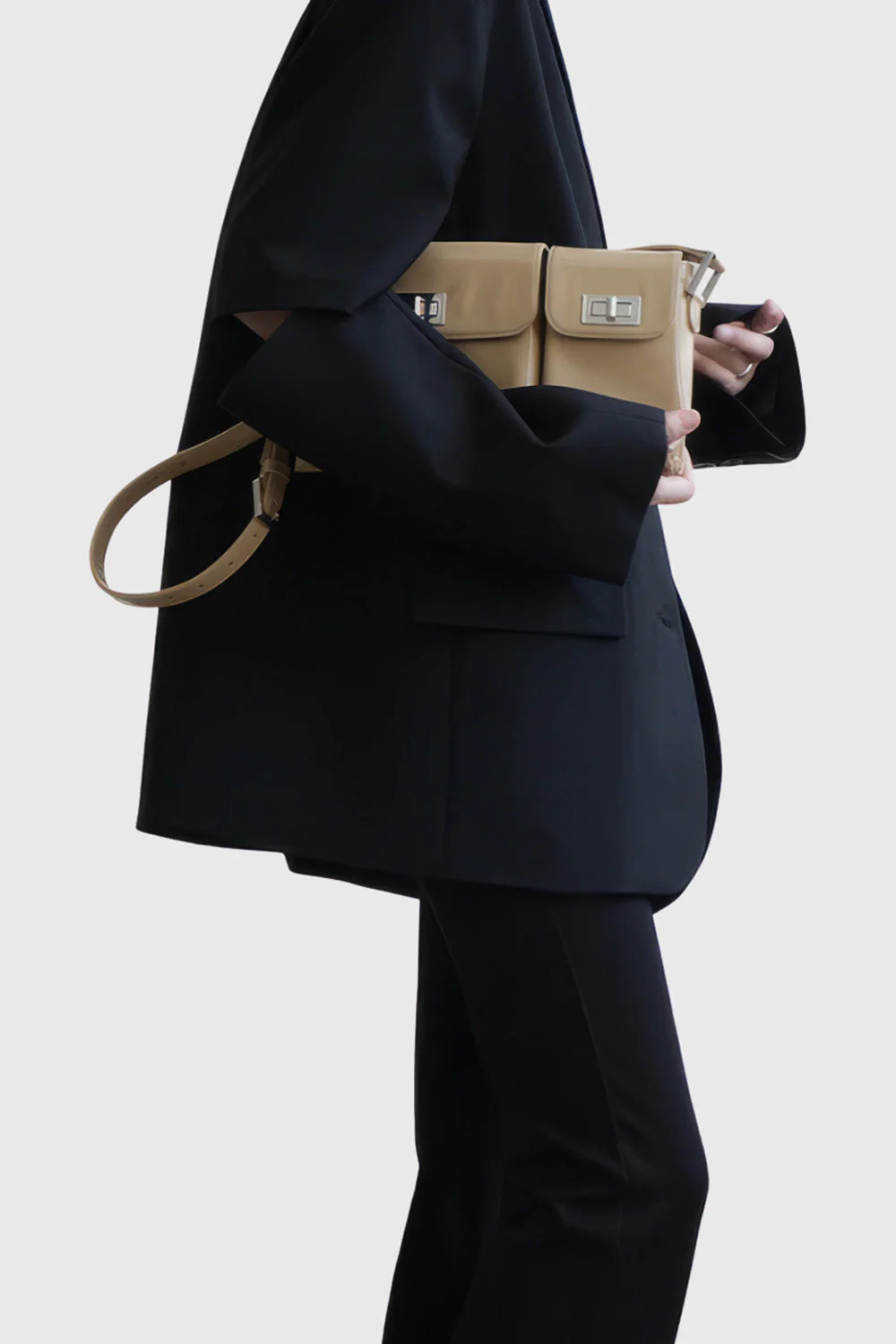 Oversized Blazer - Black - Image 2