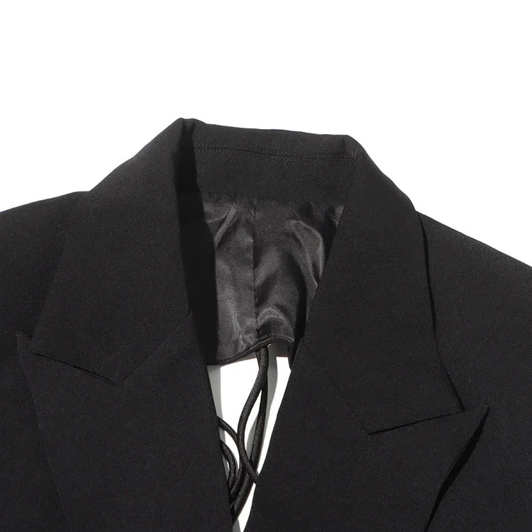Backless Blazer with Laces - Image 10