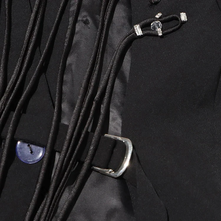 Backless Blazer with Laces - Image 13