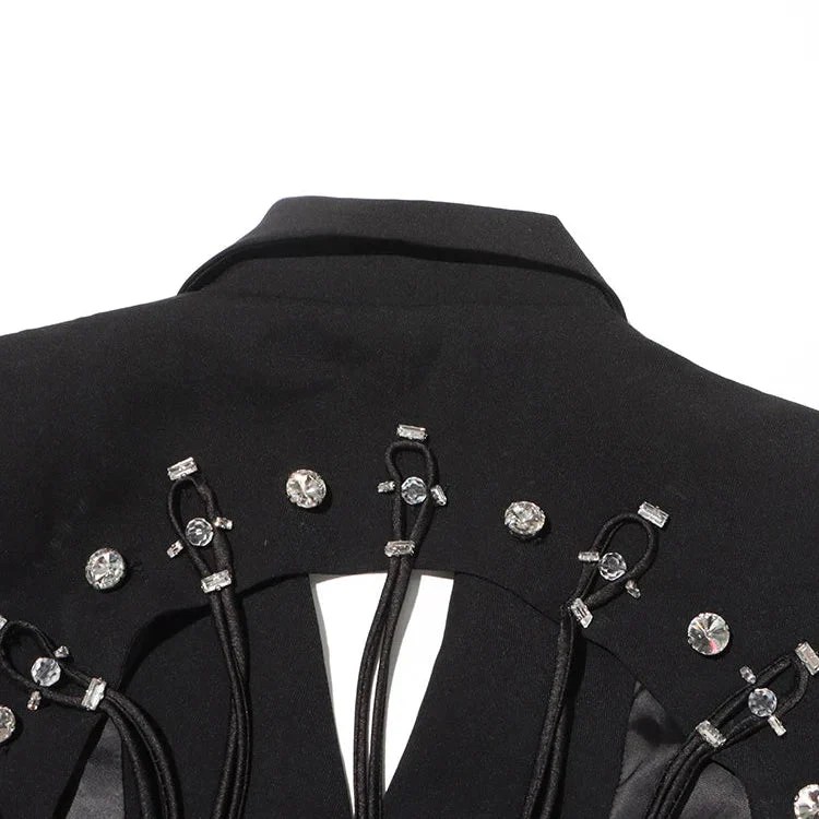 Backless Blazer with Laces - Image 8