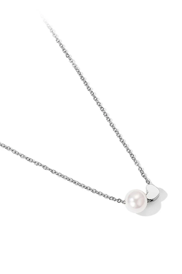 Pearl Sweet Heart Necklace - Image 5