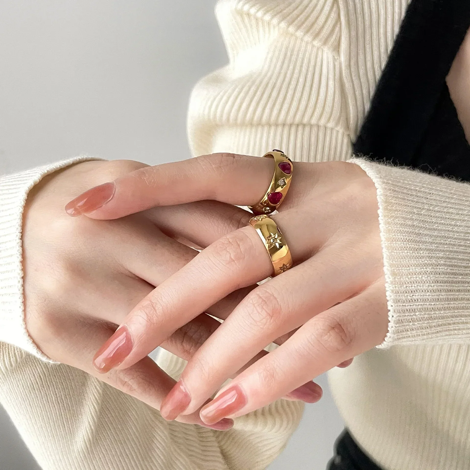 Petite Pearls Rings - Image 2