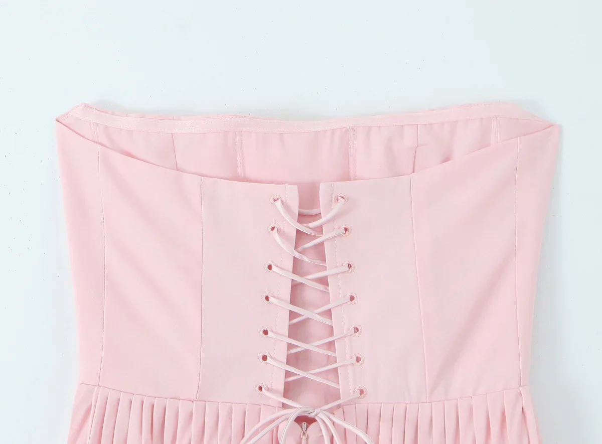 Pink Tea Dress - Image 6