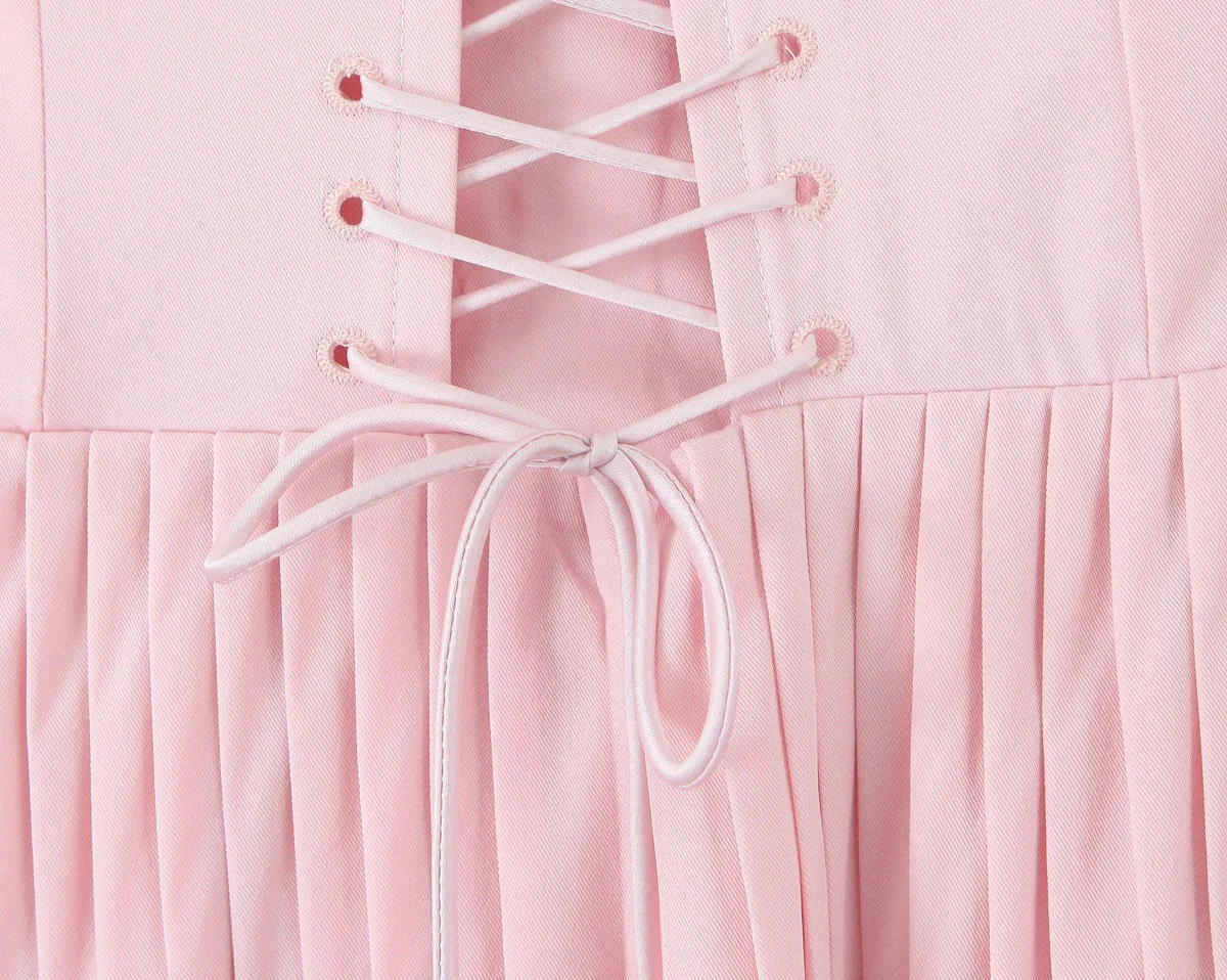 Pink Tea Dress - Image 8