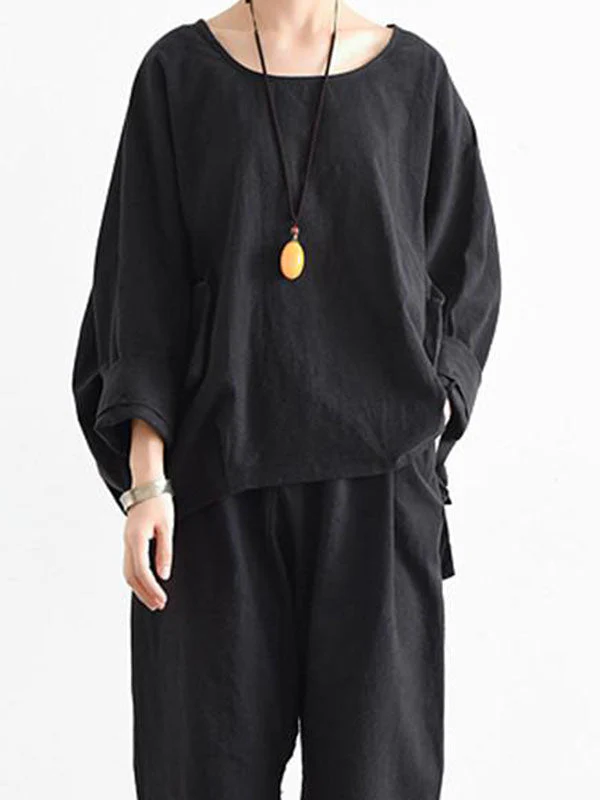 Dolman Sleeve Front Pocket Top - Image 2