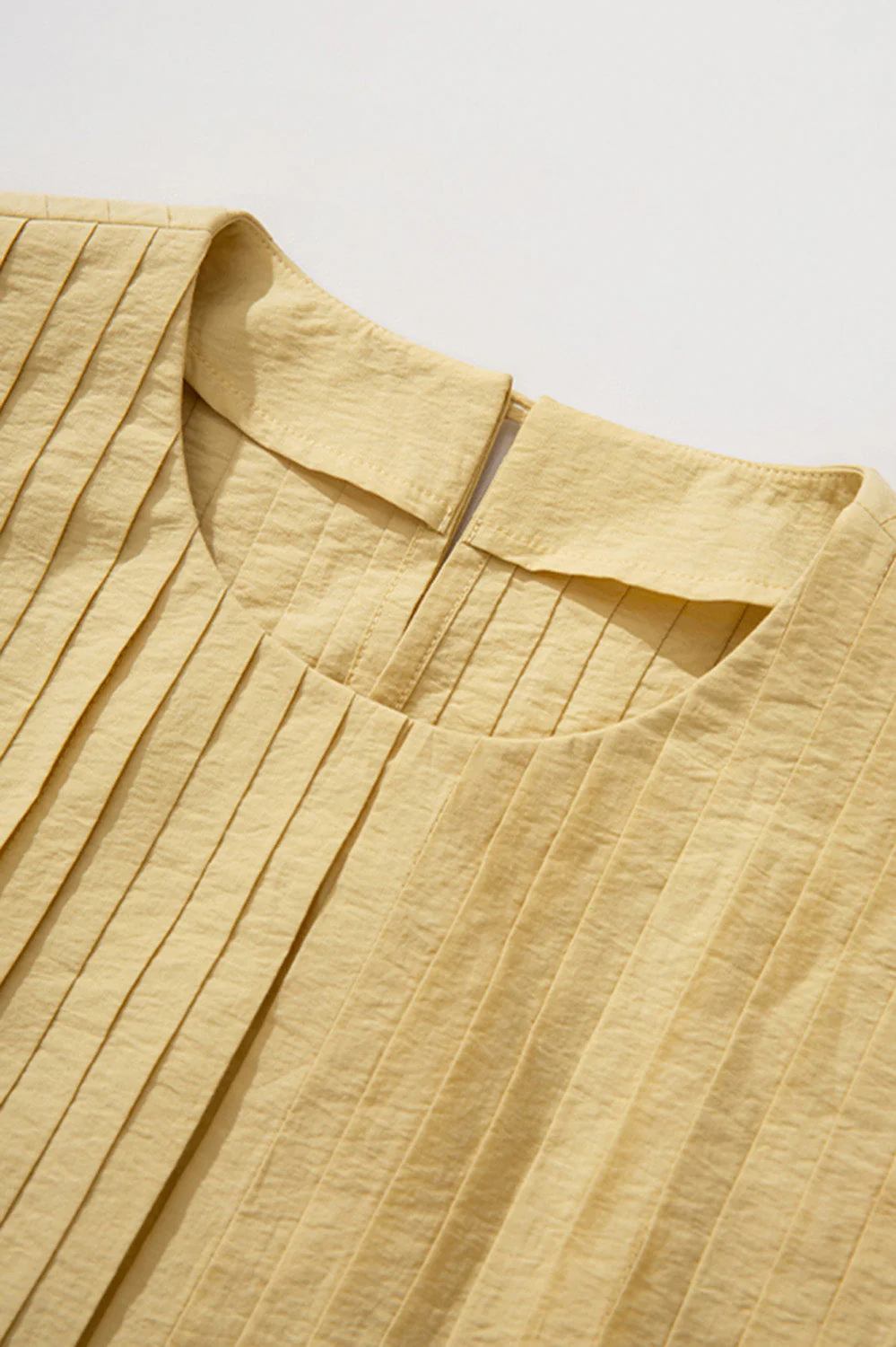 Pleated 2-Piece Set - YelLow - Image 3