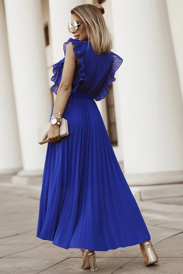 Pleated Maxi Dress - Image 14