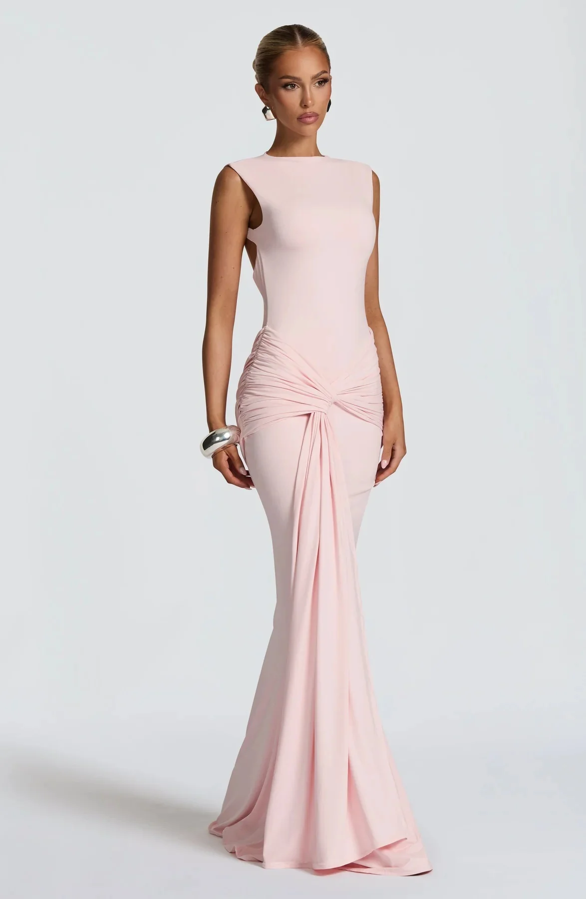 Pleated Vest Maxi Dress - Image 10