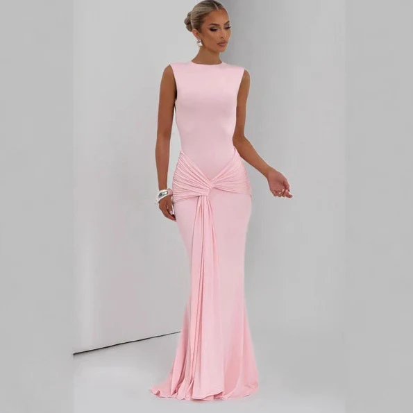 Pleated Vest Maxi Dress - Image 6