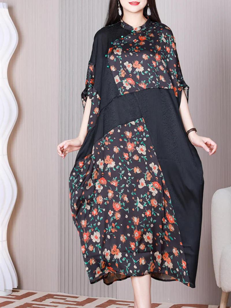 Pouse The Moment Stand Collar A-line Dress - Image 3