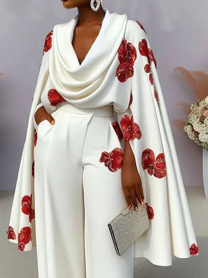 Printed Turtleneck Suit - Image 2