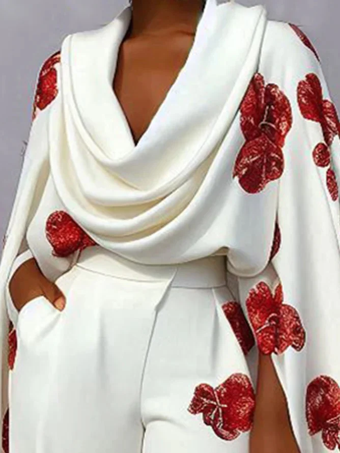 Printed Turtleneck Suit - Image 3