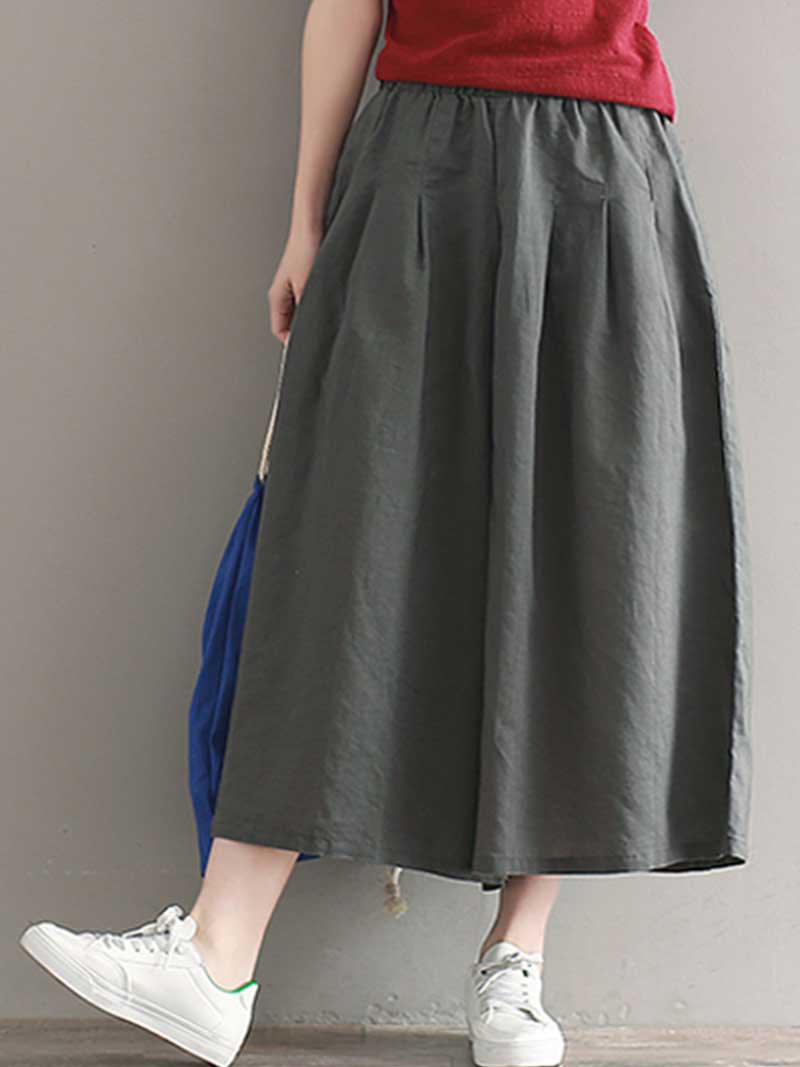 Puppy Love Cotton linen wide-leg Trousers - Image 2