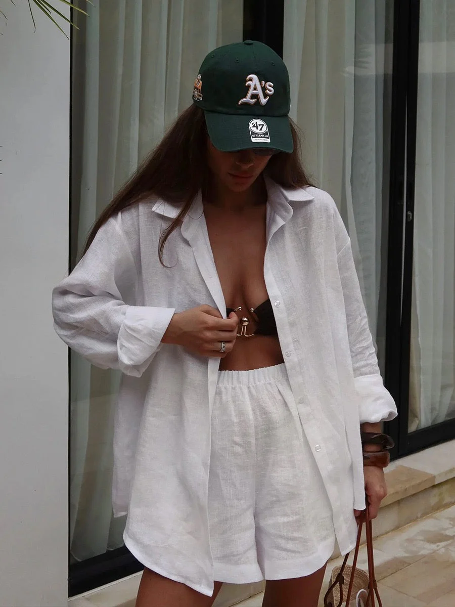Pure Cotton Basic Shorts Set - Image 2