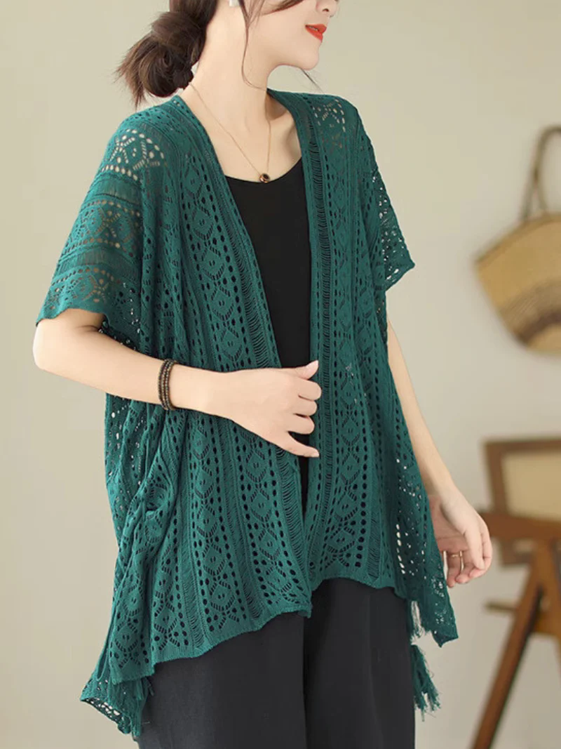 Pure Soul Bat Sleeves Stylish Cardigan jacket - Image 3