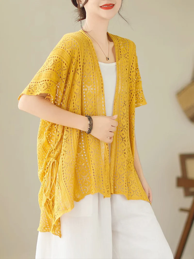 Pure Soul Bat Sleeves Stylish Cardigan jacket - Image 4