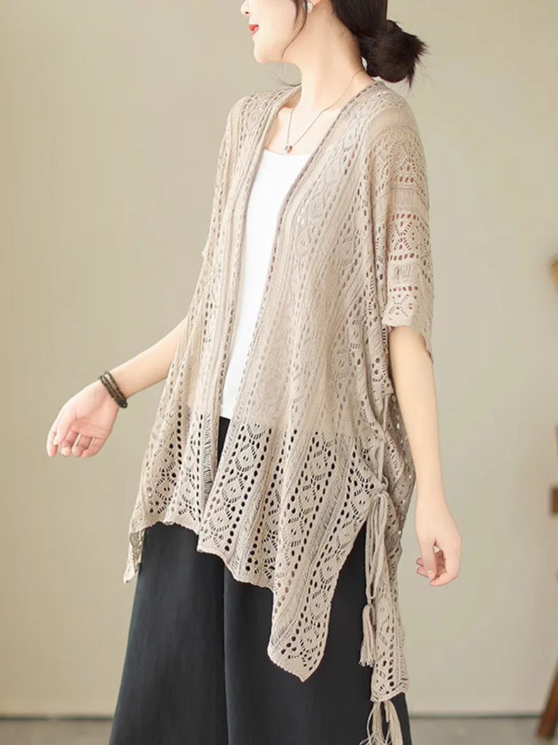 Pure Soul Bat Sleeves Stylish Cardigan jacket - Image 6