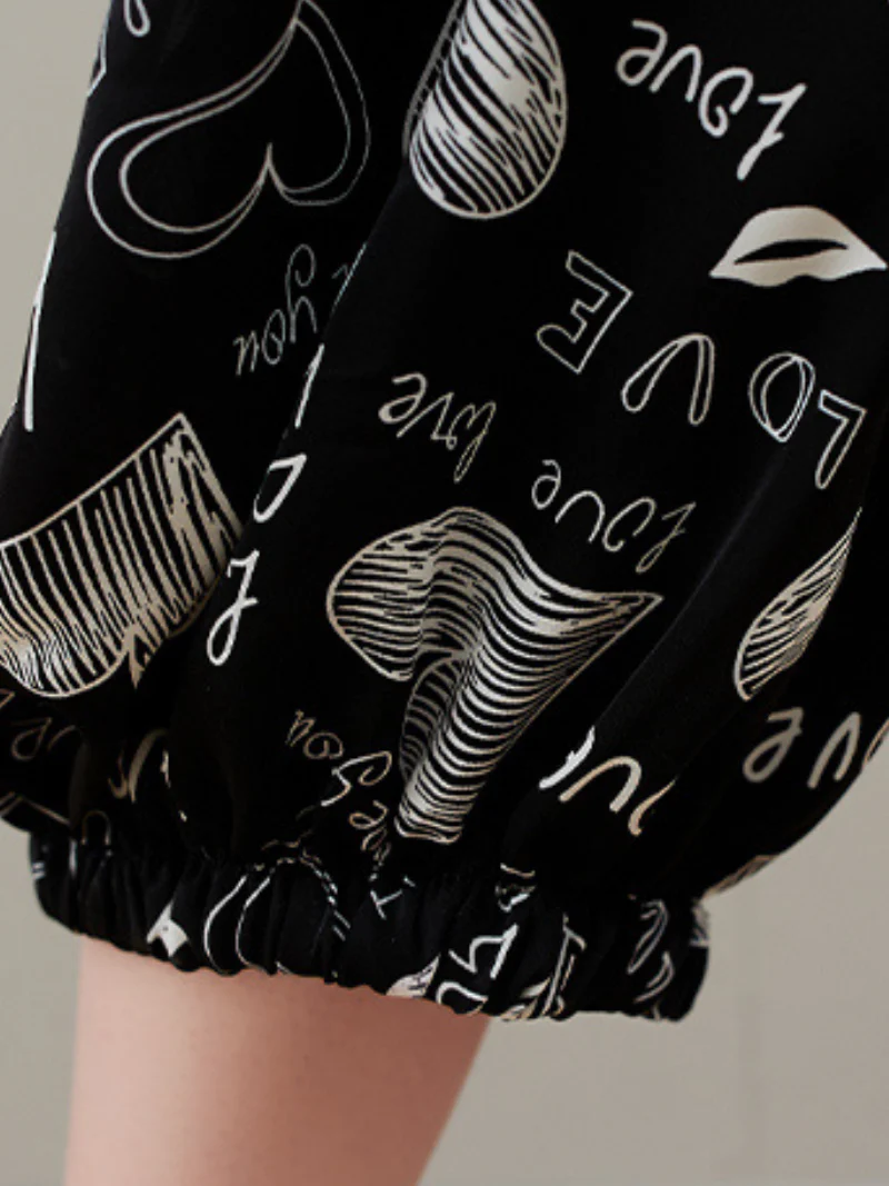 Pure Soul Black Cotton Baggy Dungarees - Image 6