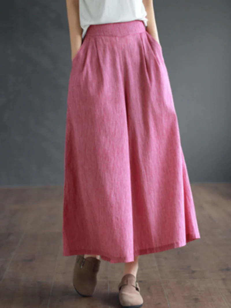 Pure Soul Cotton Loose Bottom Pants - Image 2