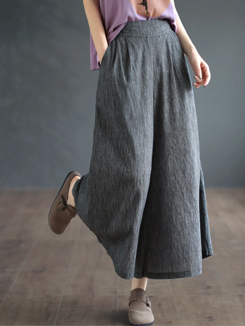 Pure Soul Cotton Loose Bottom Pants - Image 6