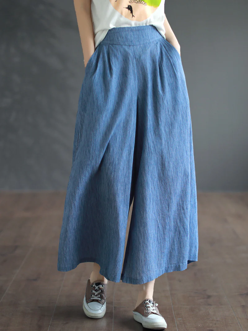 Pure Soul Cotton Loose Bottom Pants - Image 7