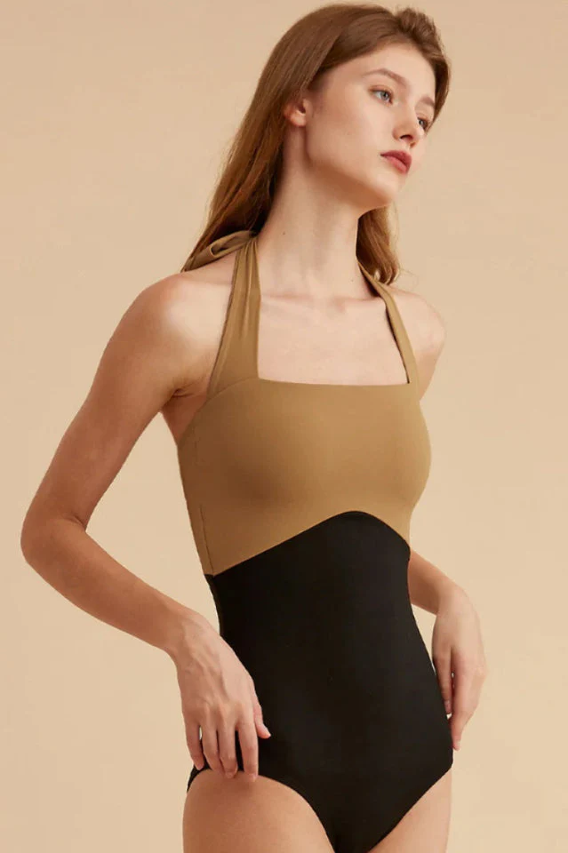 Quinn Halter Neck One Piece Swimsuit - Image 4