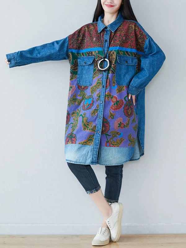Quite The Catch Shirt Dress - Image 5